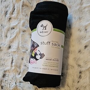 Black dog bed Stuff Sack by molly mutt, NWOT